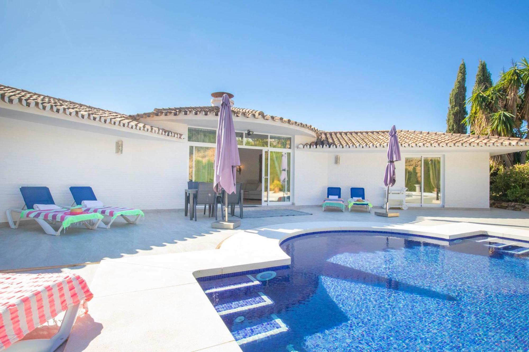 Pool Villa Rancho Domingo Family Friendly - Happy Rentals Benalmádena Esterno foto